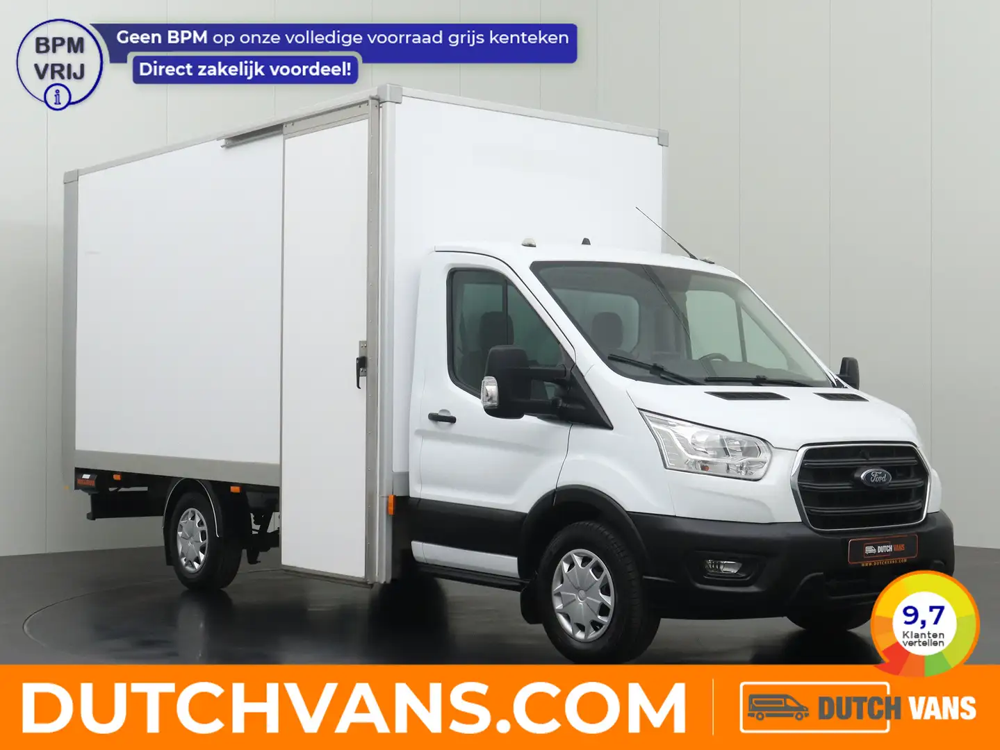 Ford Transit 2.0TDI 130PK Bakwagen+Laadklep | Navigatie | Camer Wit - 1