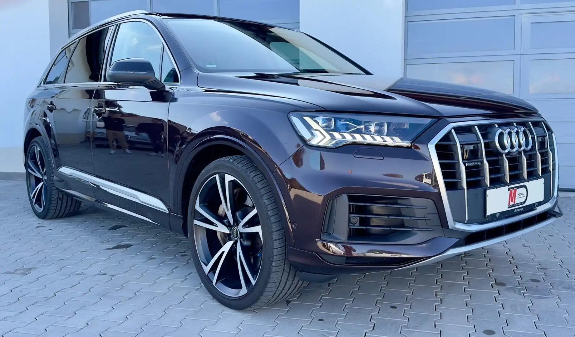 Audi Q7 55 TFSI-E*Matrix*Sitzbe-mass*ACC*VOLL* Violett - 1