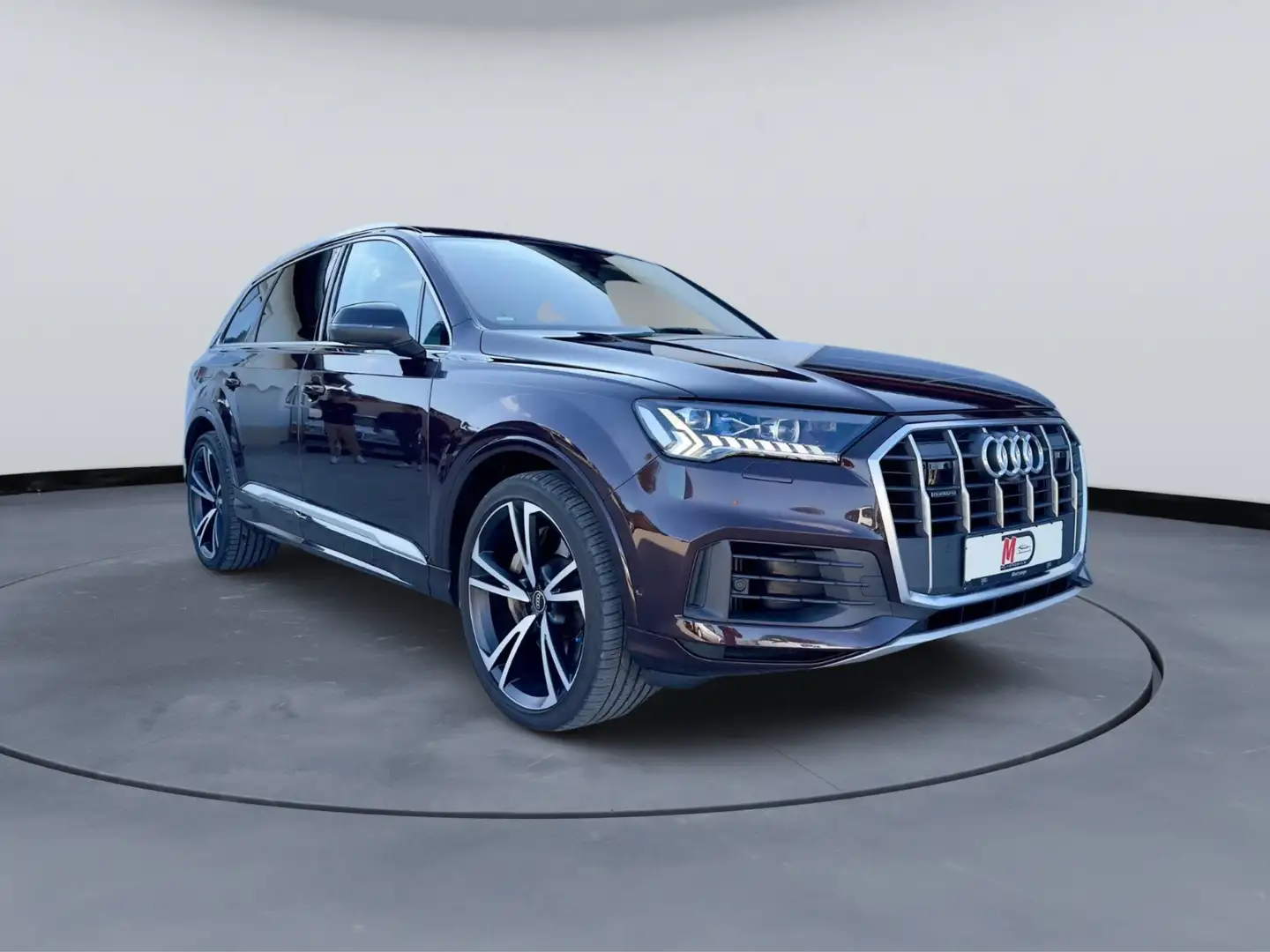 Audi Q7 55 TFSI-E*Matrix*Sitzbe-mass*ACC*VOLL* Mauve - 1