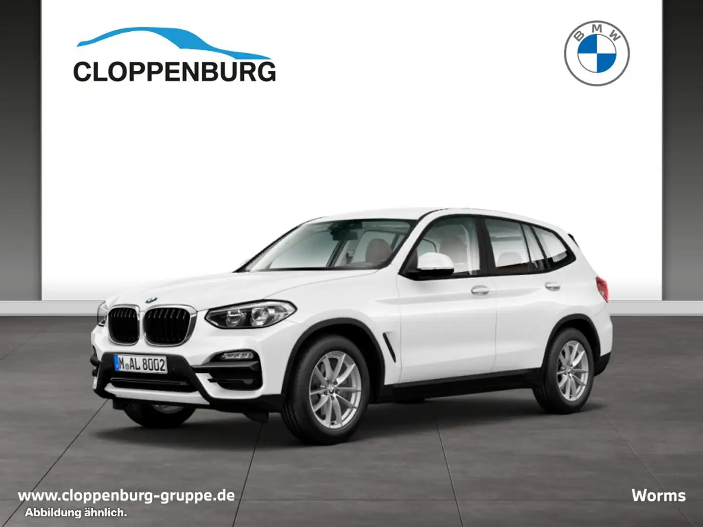 BMW X3 xDrive20d ZA Head-Up+Navi+SHZ+HiFi+Klimaaut. Biały - 1