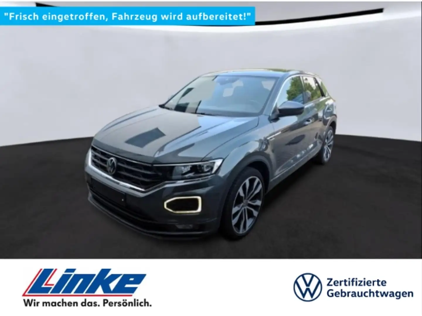 Volkswagen T-Roc 2.0TSI DSG R-Line Sport 4Motion AHK/Kamera/Navi/AC Grau - 1