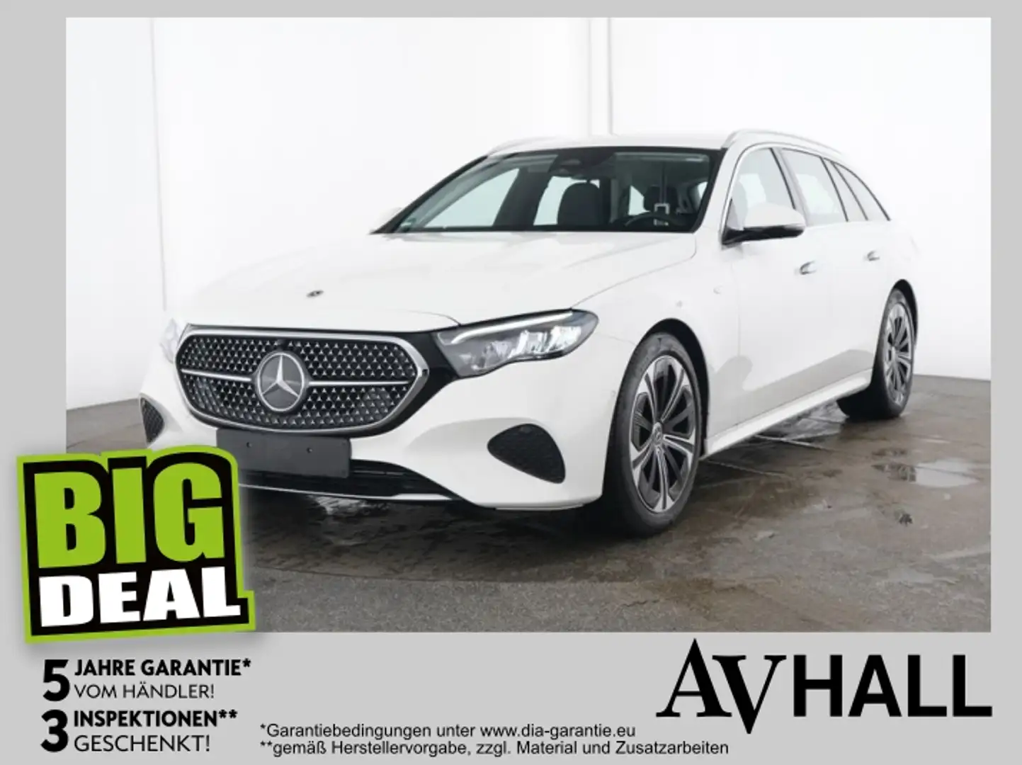 Mercedes-Benz E 300 de T Avantgarde AHK AUT Kam. KlimaA LED LM Weiß - 1