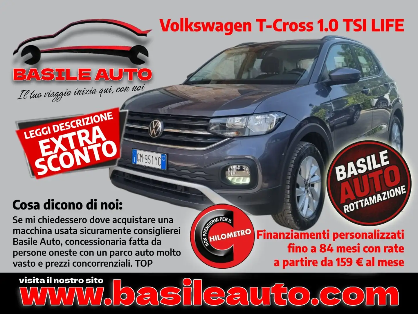 Volkswagen T-Cross T-Cross 2019 1.0 tsi Style 95cv Grau - 1