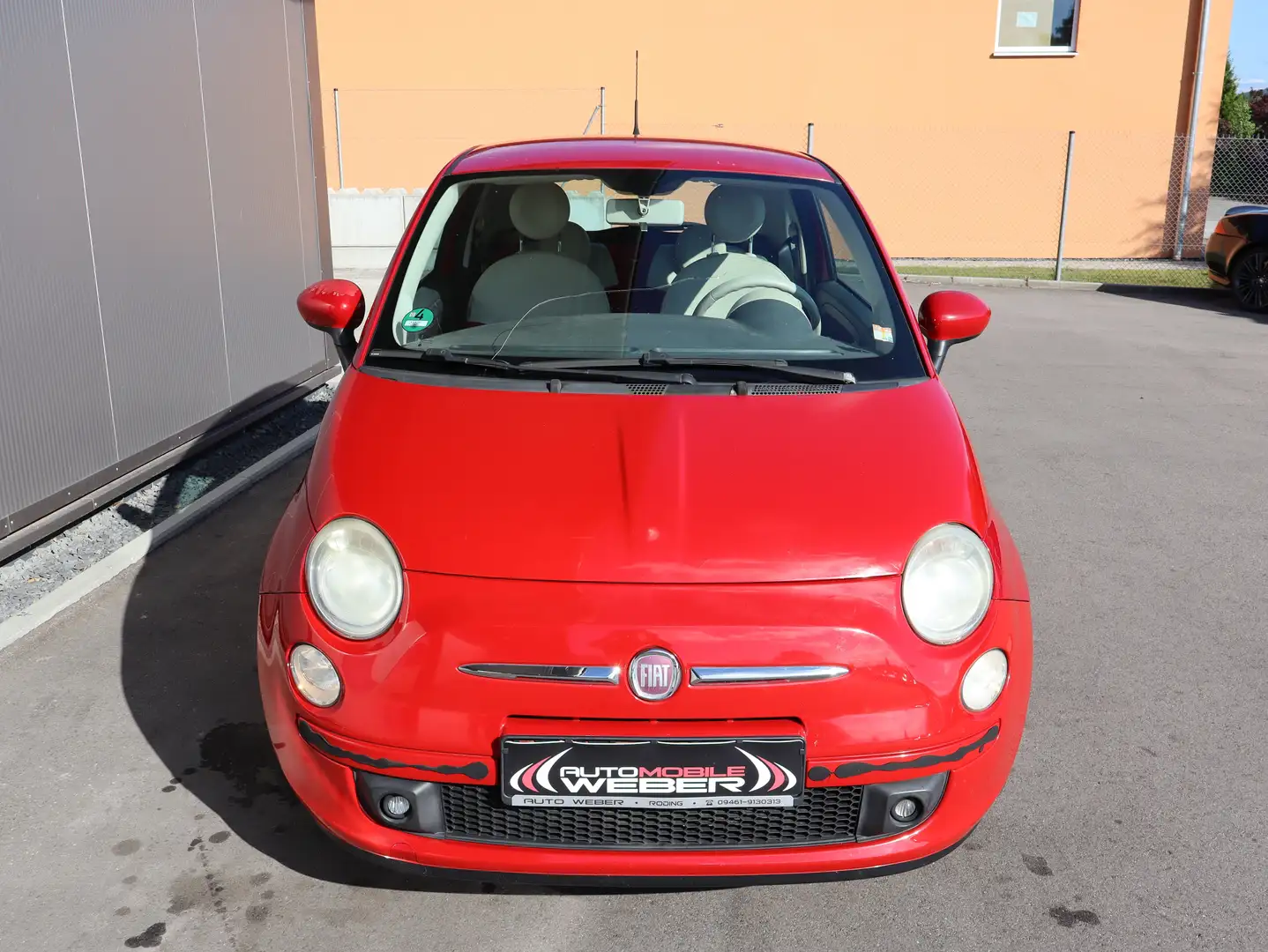 Fiat 500 1.2 Pur-O2 LOUNGE *KLIMA*LM-FELGEN*BLUE&ME* Rood - 2