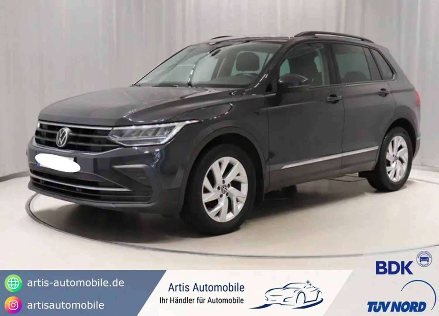 Volkswagen Tiguan Life AHK*STANDHEIZUNG*KAMERA*1.HAND Grau - 1