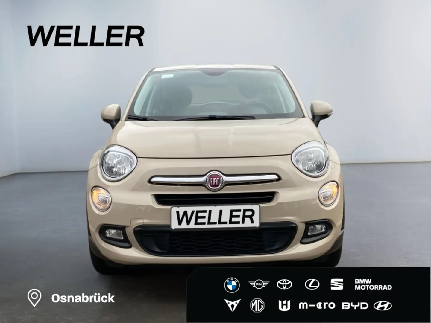 Fiat 500X 1.6 4x2 Popstar *PDC hi*DAB*Bluetooth*Tempo* Beige - 2