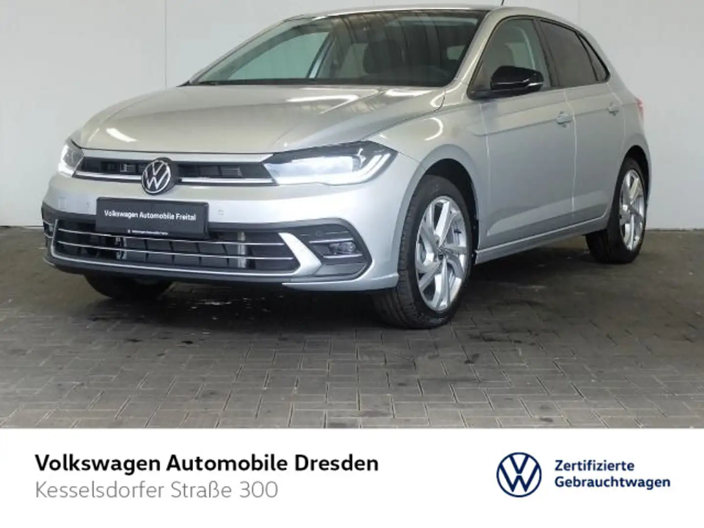 Volkswagen Polo Style 1,0 l TSI DSG CLIMA NAV TEL KAMERA Zilver - 1