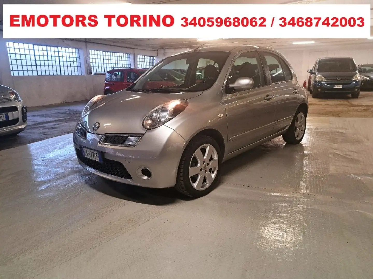 Nissan Micra 1.2 16V 5 porte n-tec **Neopatentati OK** Argento - 2
