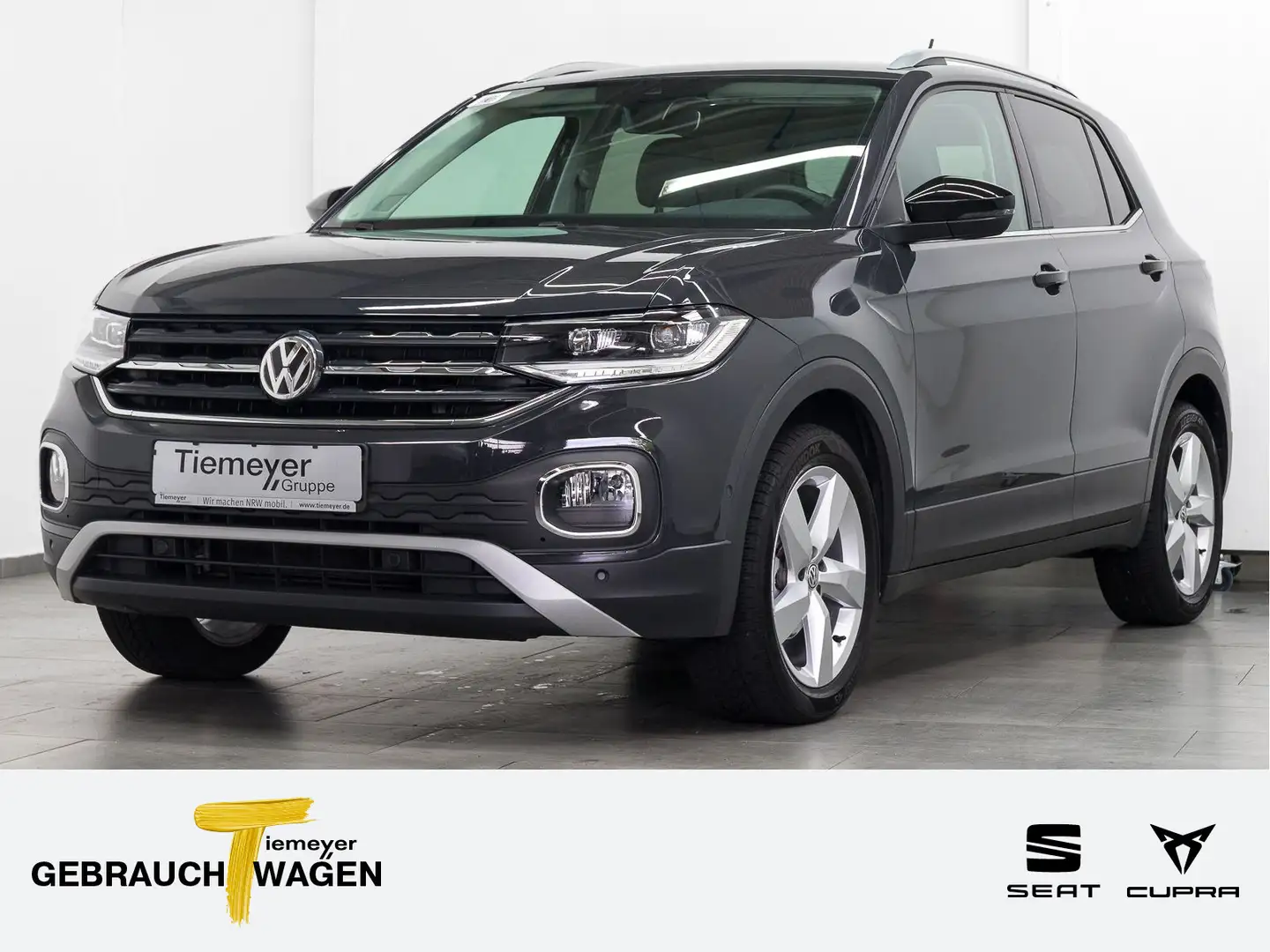 Volkswagen T-Cross 1.0 TSI STYLE CLIMATRONIC LM Gris - 1