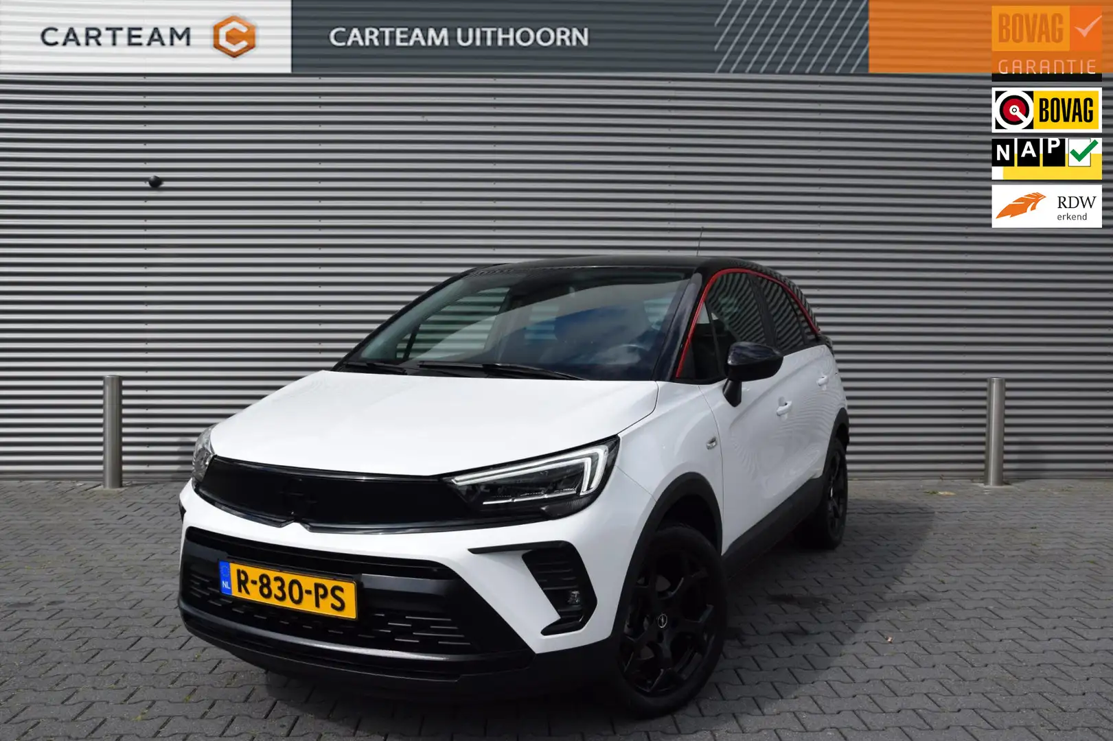 Opel Crossland 1.2 Turbo GS Line NIEUW STAAT, LAGE KILOMETERSTAND Wit - 1