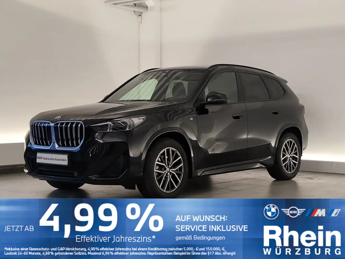 BMW X1 sDrive18d M Sportpaket AHK/H&K/LRH AHK/DAB/SHZ Schwarz - 1