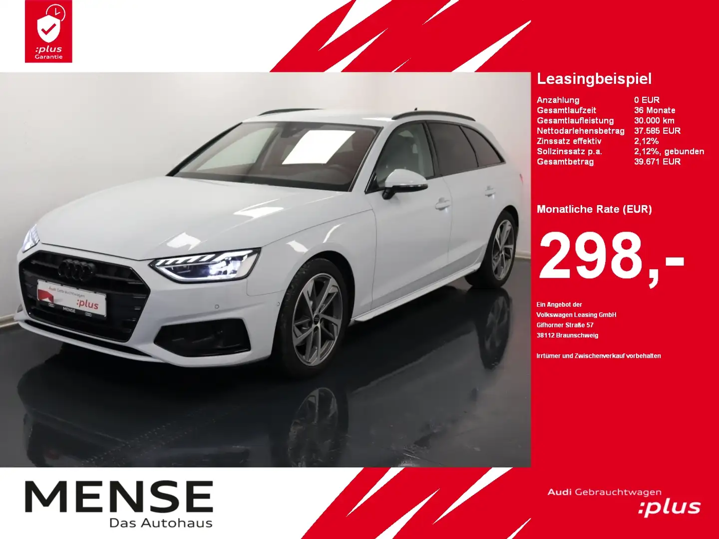 Audi A4 Avant 30 TDI S tronic advanced |FLA|SpurH|LED Weiß - 1