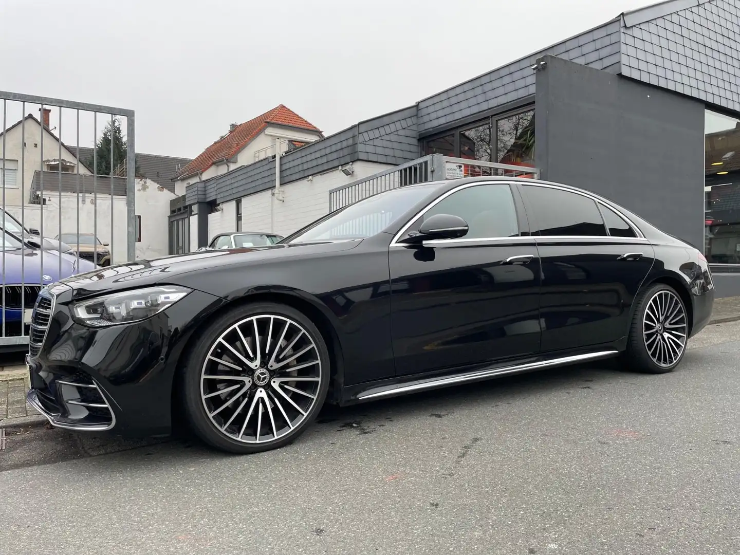 Mercedes-Benz S 400 d 4Matic AMG Long FULL |Chauffeur|HUD|TV| Schwarz - 1