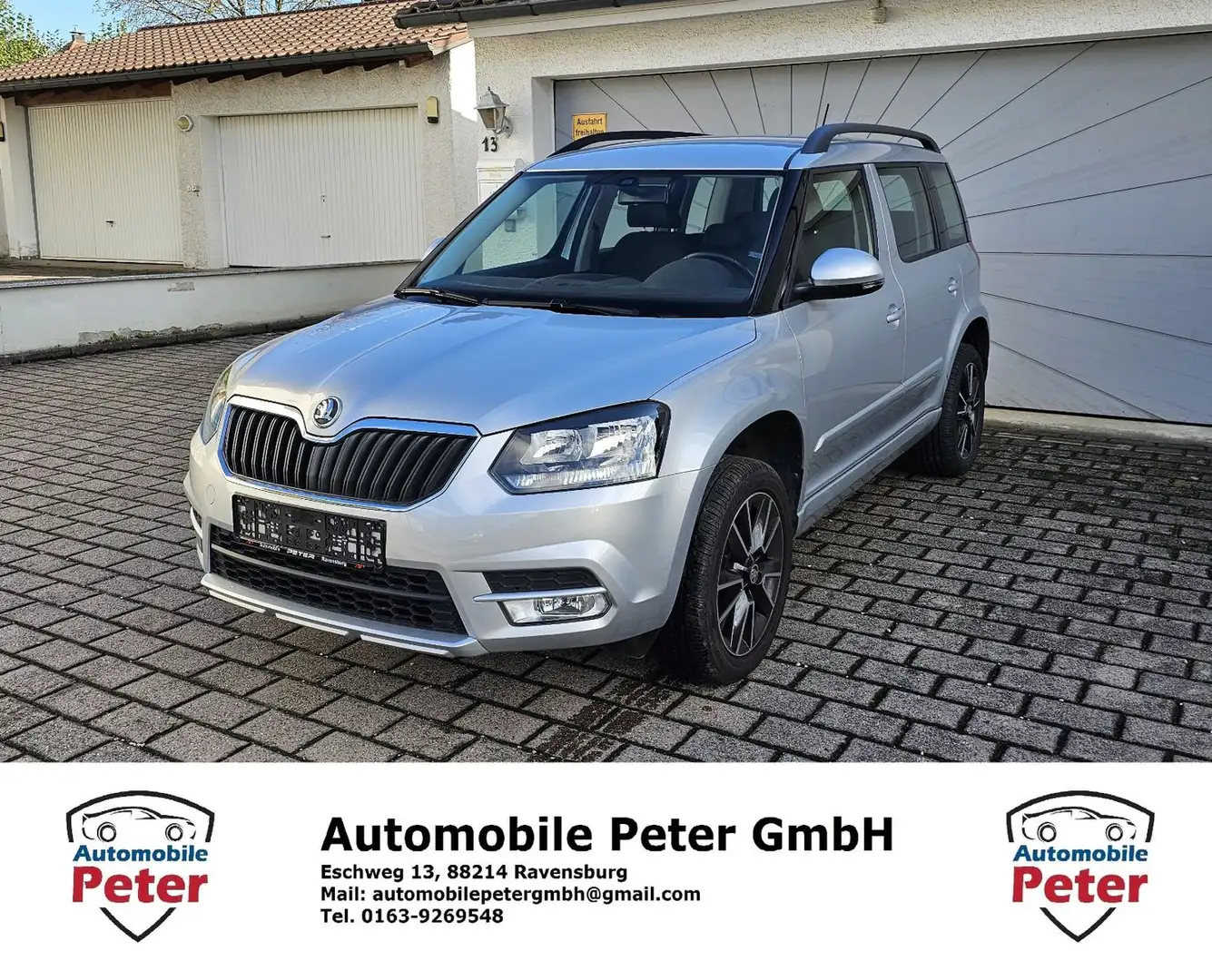Skoda Yeti 1.4 TSI Ambition Klima PDC AHK Silber - 1