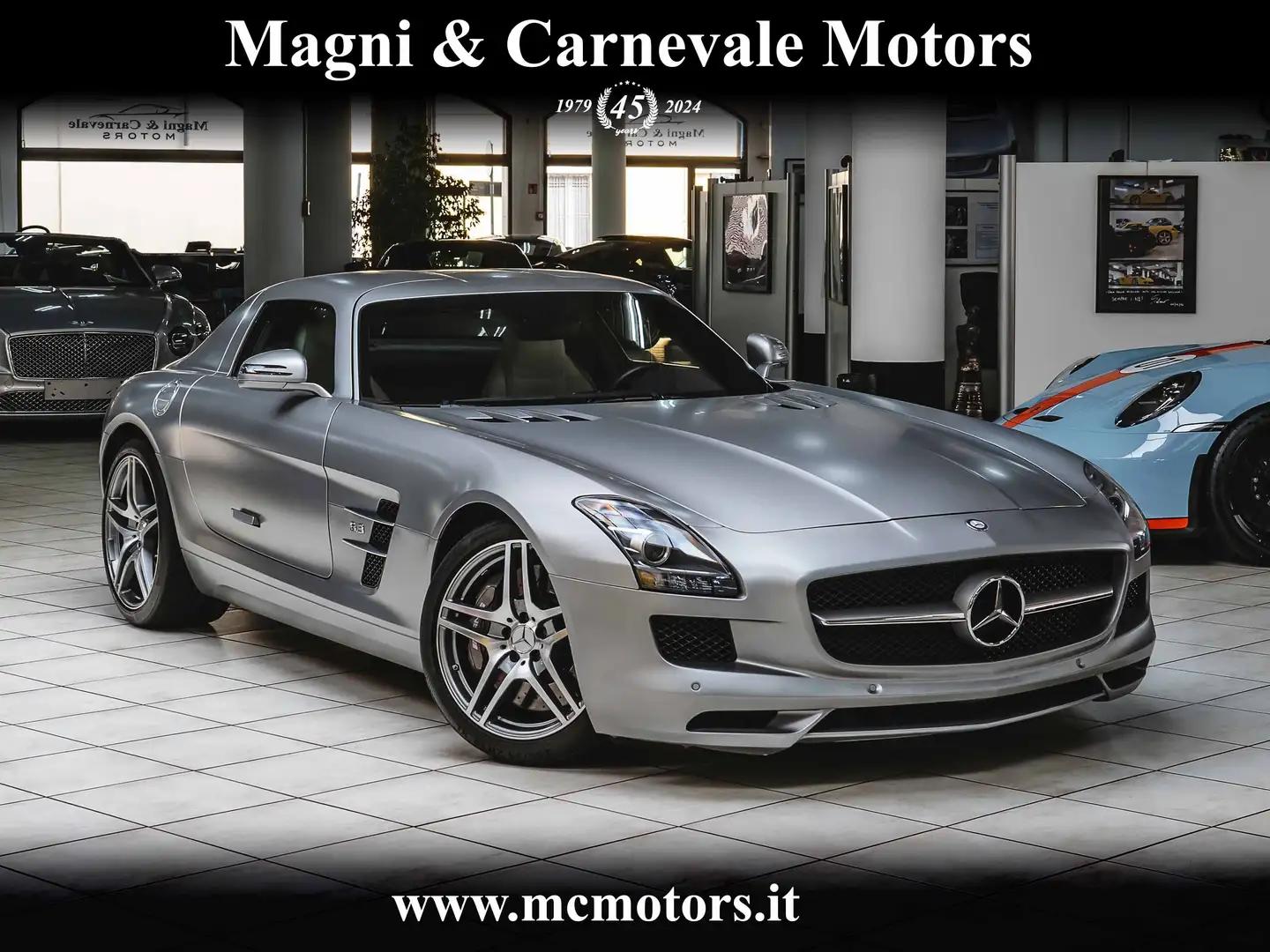 Mercedes-Benz SLS AMG|SPECIAL PAINT|CARBON PACK|DESIGNO BICOLOR| Szürke - 1