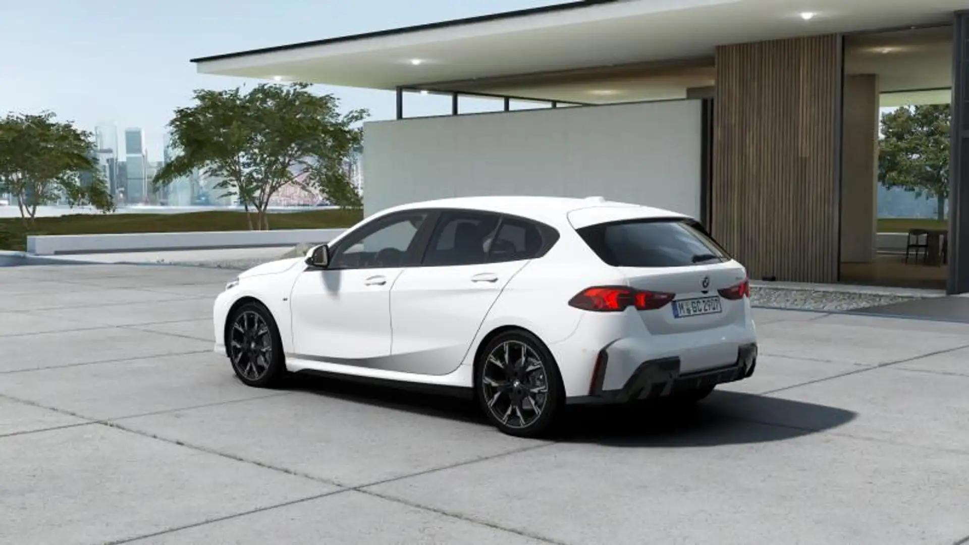 BMW 120 d 48V MSport auto Bianco - 2