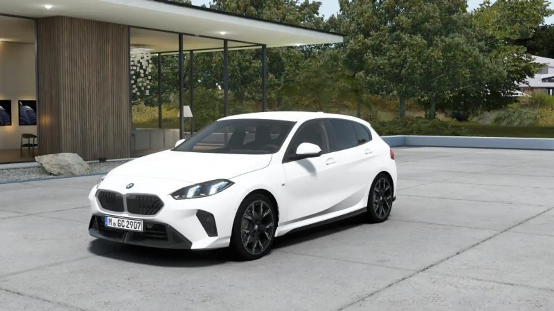 BMW 120 d 48V MSport auto Bianco - 1