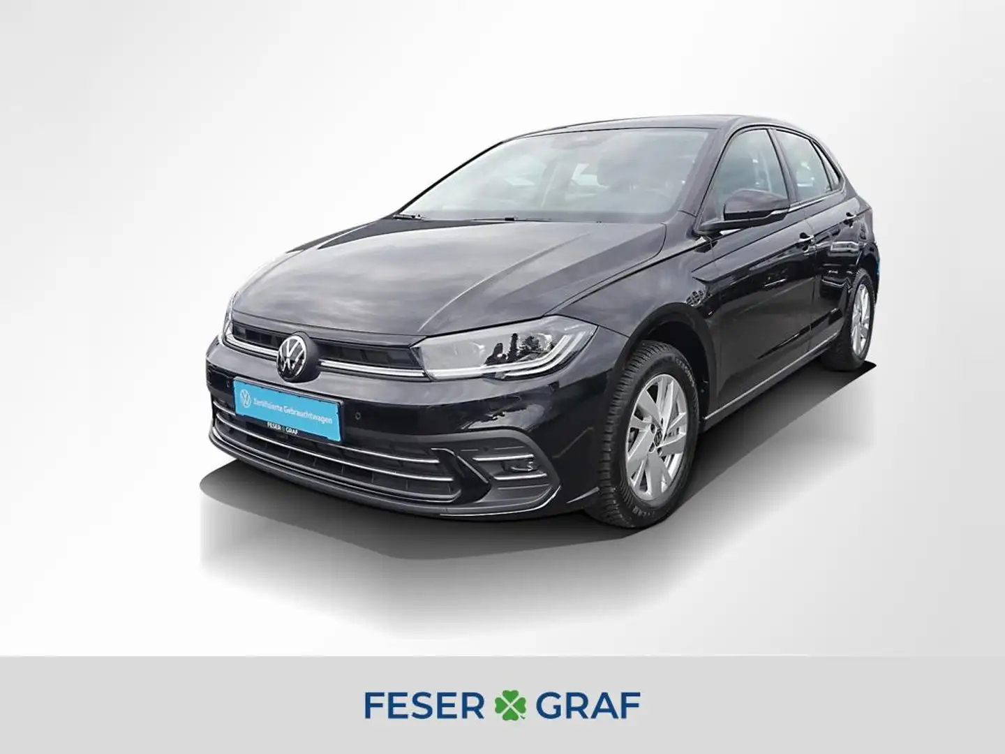 Volkswagen Polo 1.0 TSI Style DSG Matrix Navi PDC Sitzh. Schwarz - 1