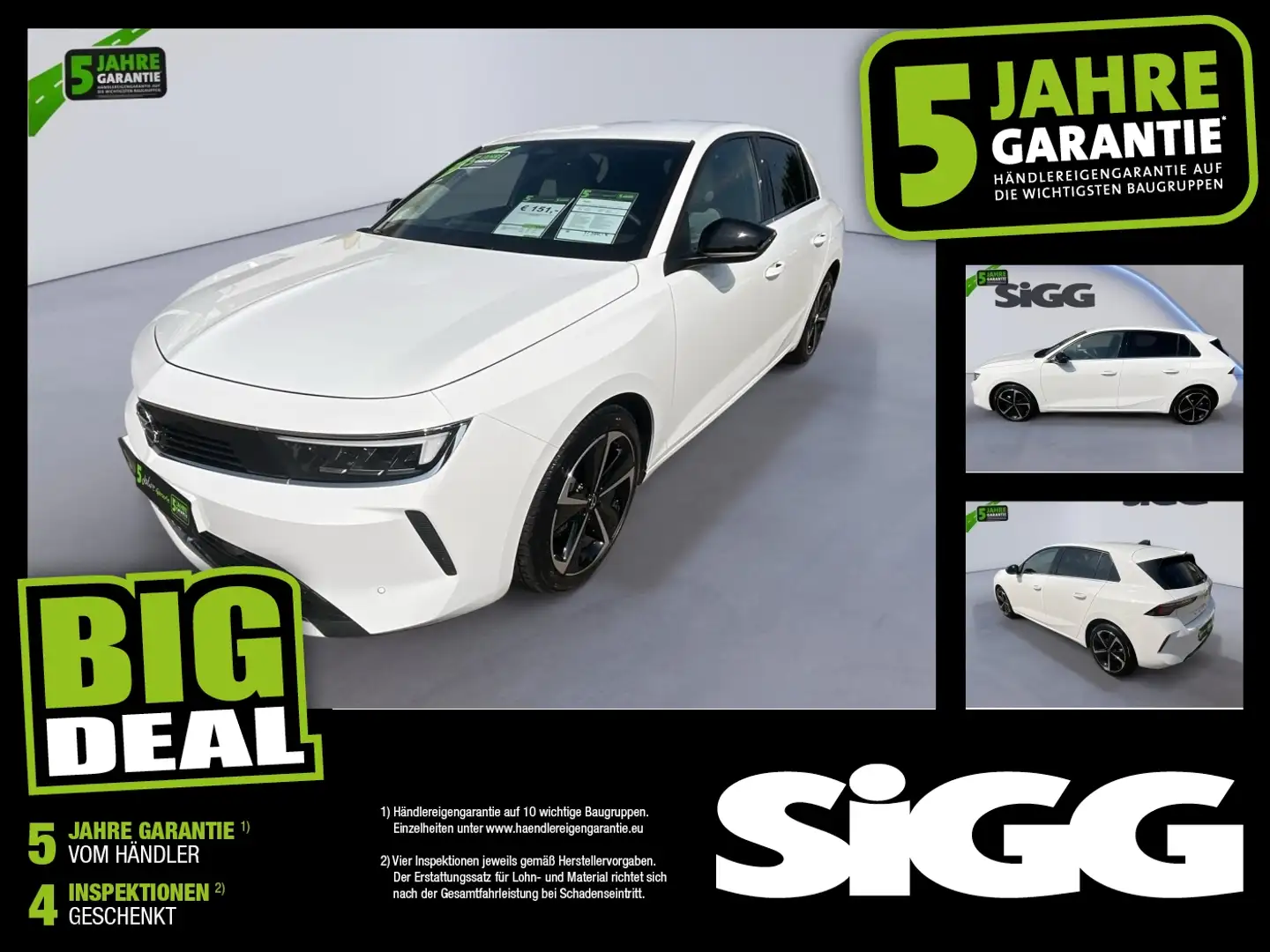 Opel Astra L 1.2 Turbo Elegance AHK Abnehmbar Wit - 1