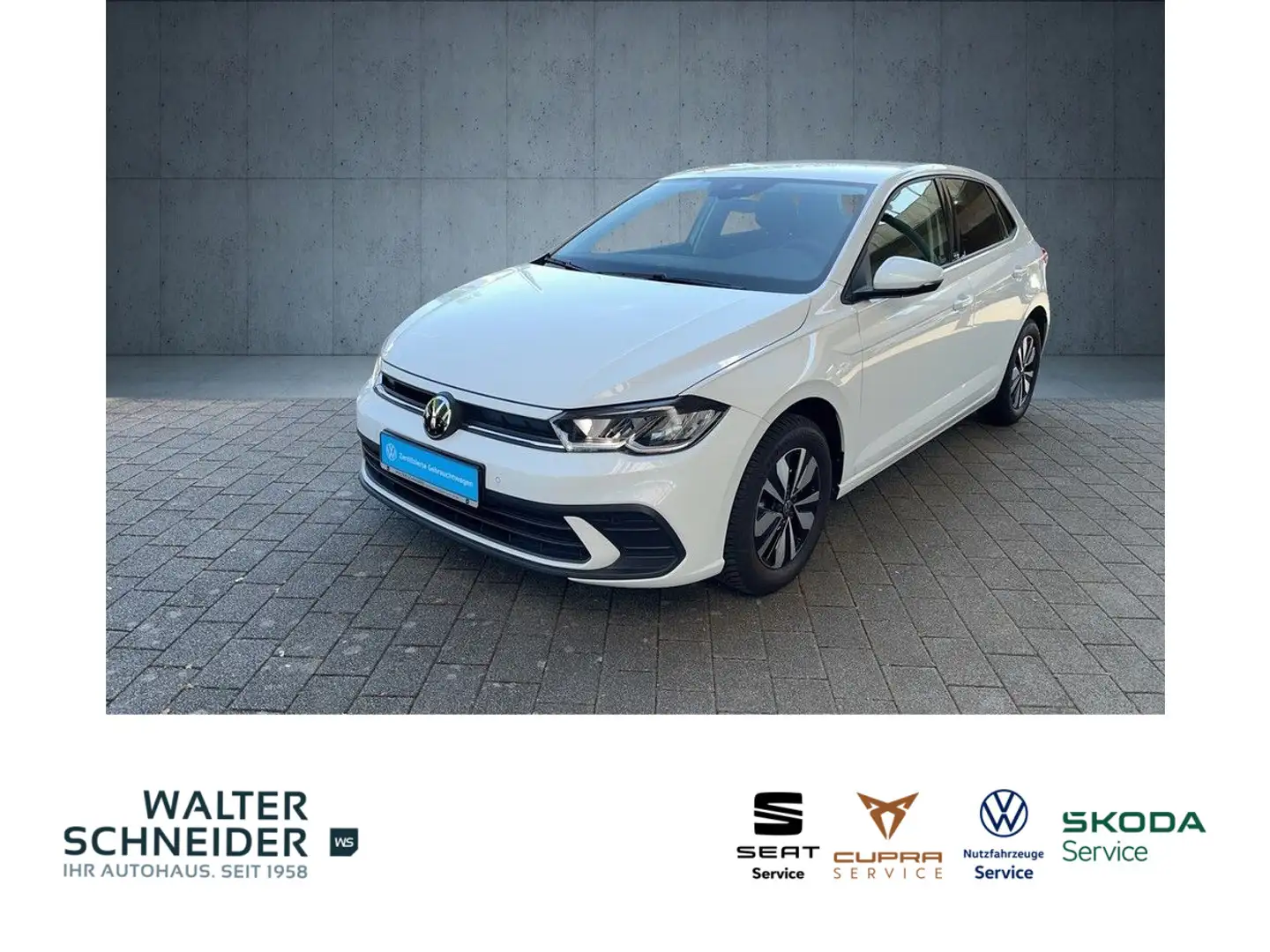 Volkswagen Polo 1.0 TSI Move Navi LED SHZ dig. Cockpit Weiß - 1