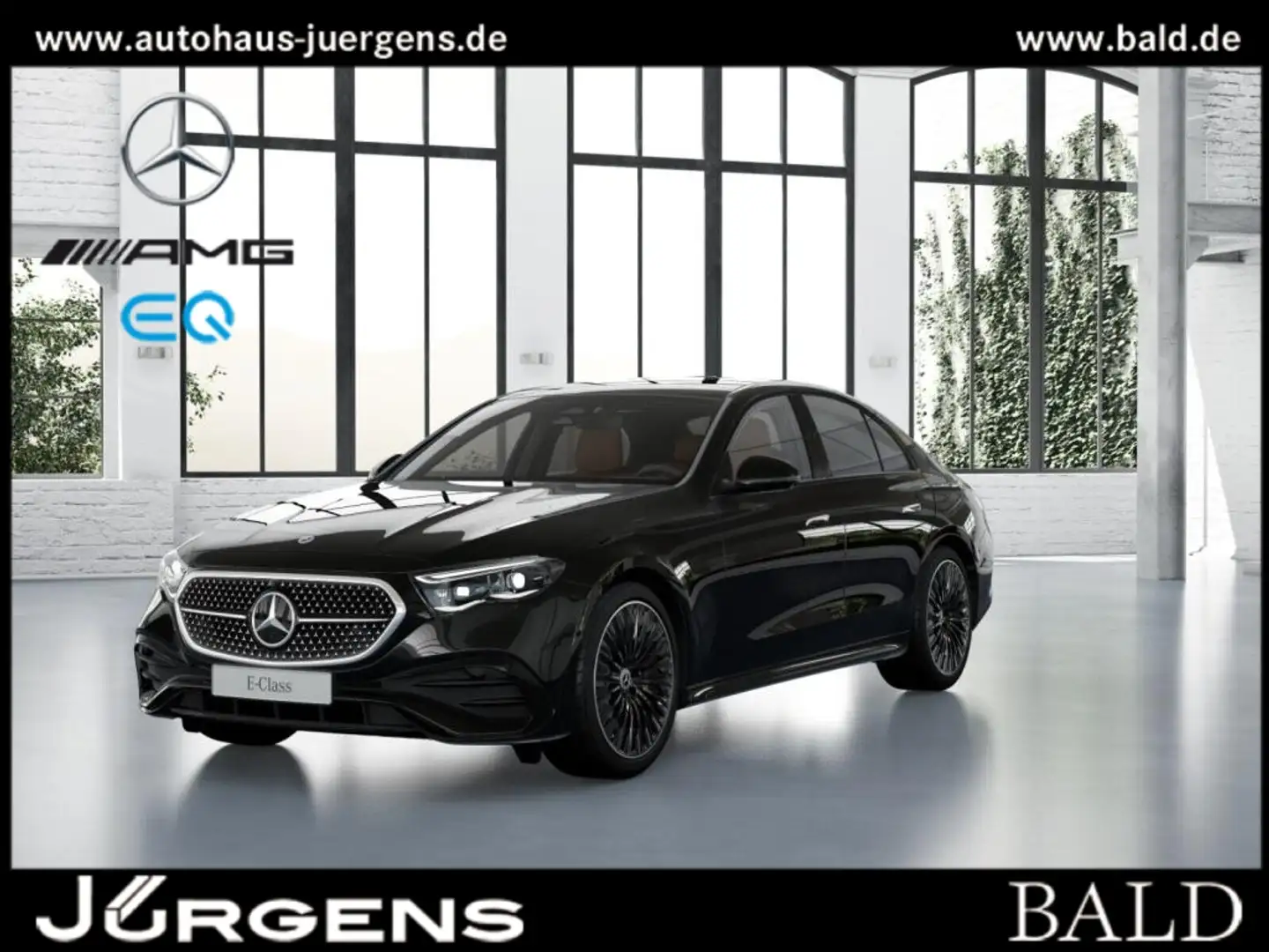 Mercedes-Benz E 200 AMG-Sport/Super/Pano/Burm/Sitzklima/HUD/20 Schwarz - 1