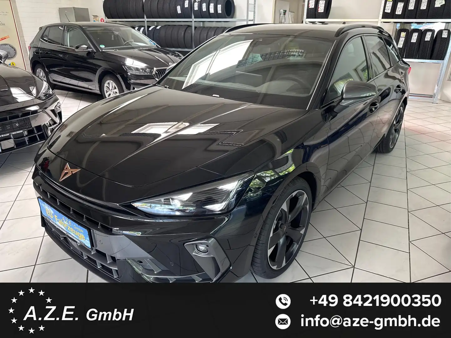 CUPRA Leon 1.5 eTSI DSG *SH*NAVI*LED*TWA*APP*KAMERA*AHK* 1... Zwart - 1