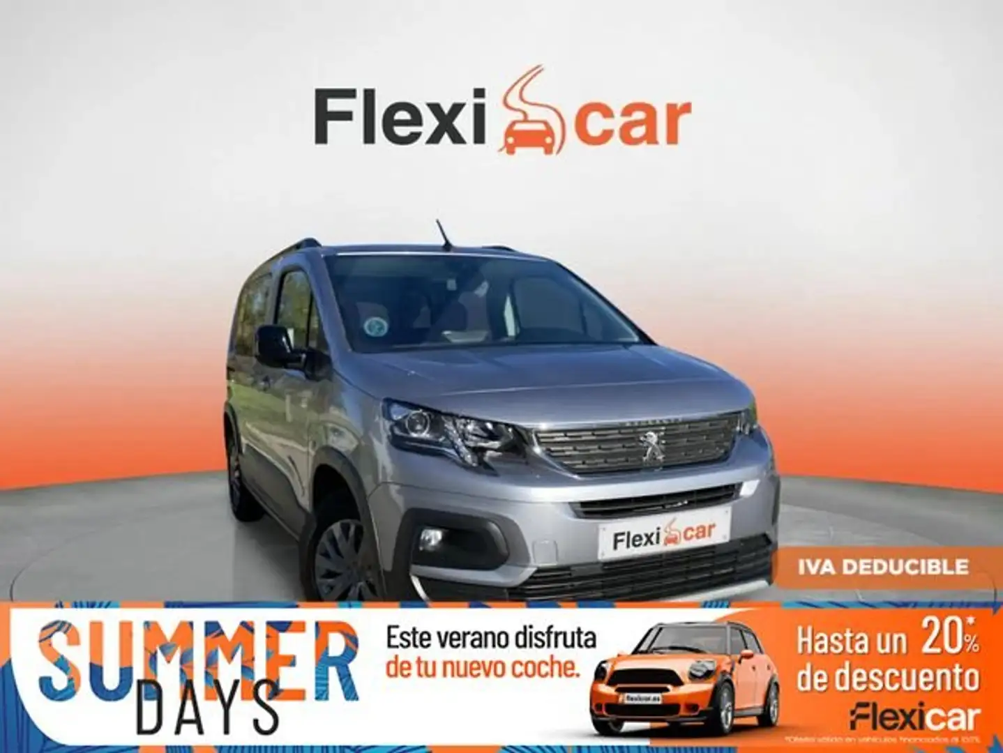 Peugeot Rifter +GT+BlueHDi+130 Gris - 1