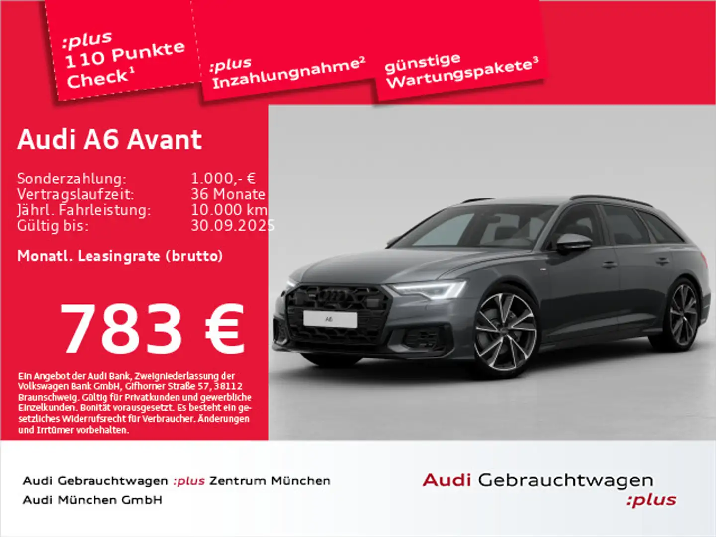 Audi A6 45 TFSI qu. S tronic S line B&O/Matrix/ Grau - 1