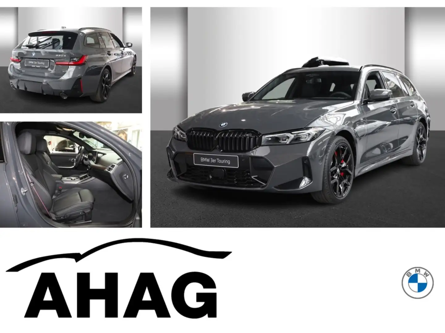 BMW 330 e xDrive Touring Automatic Navi Tempom.aktiv Bluet Grau - 1