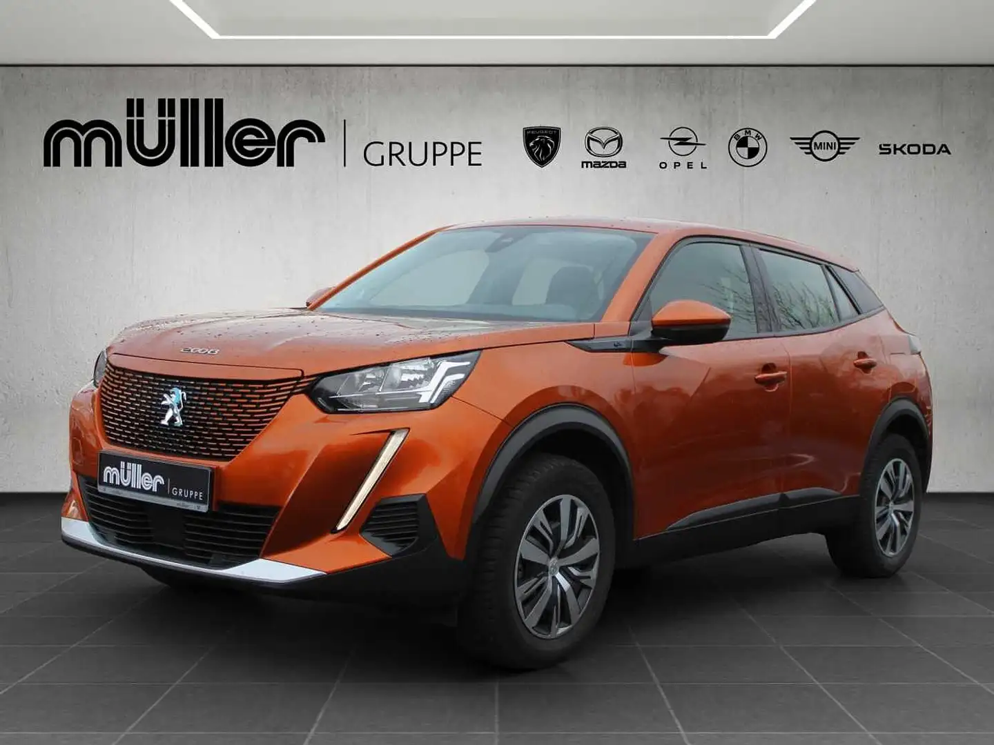 Peugeot 2008 Elektro Active Orange - 1