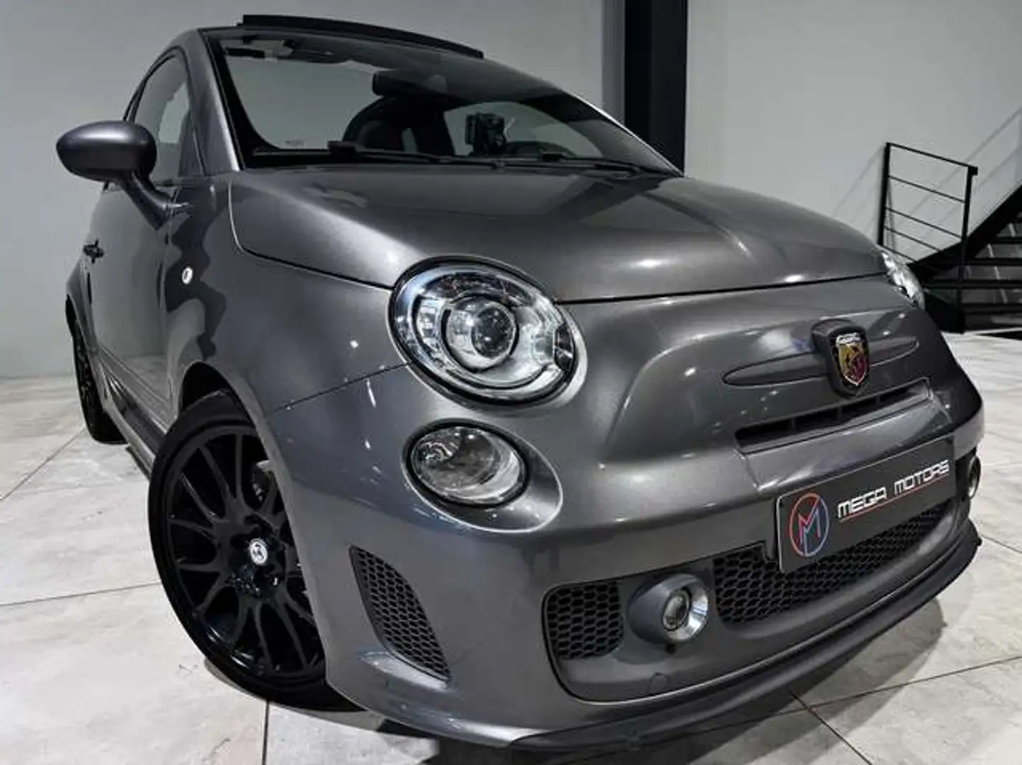 Abarth 500C 595 "COMPETIZIONE" 1.4i 180CV TURBO TVA/BTW CABRiOLET NAVi CUiR Grau - 1