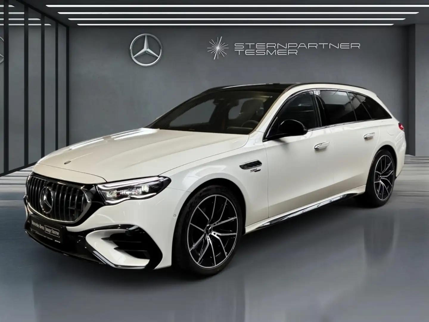 Mercedes-Benz E 53 AMG AMG E 53 Hybrid 4M+ T HUD Mutlikont. Burm. AHK Blanc - 1