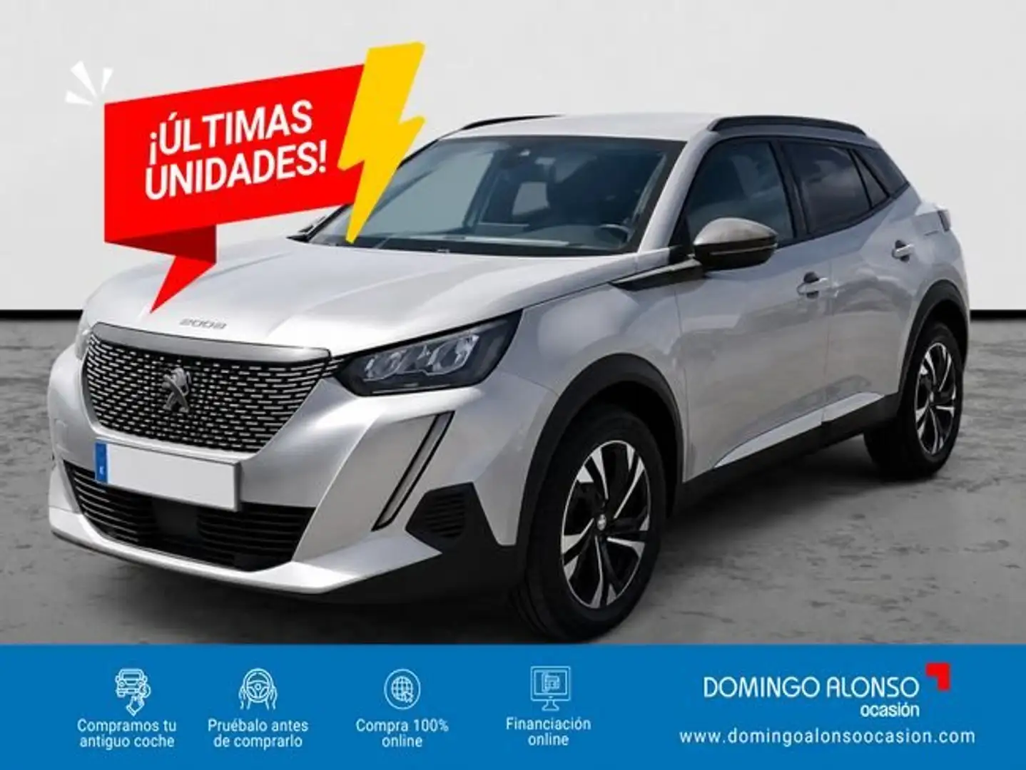 Peugeot 2008 ALLURE PURETECH 100 S&S 6 VEL. MAN Gris - 1