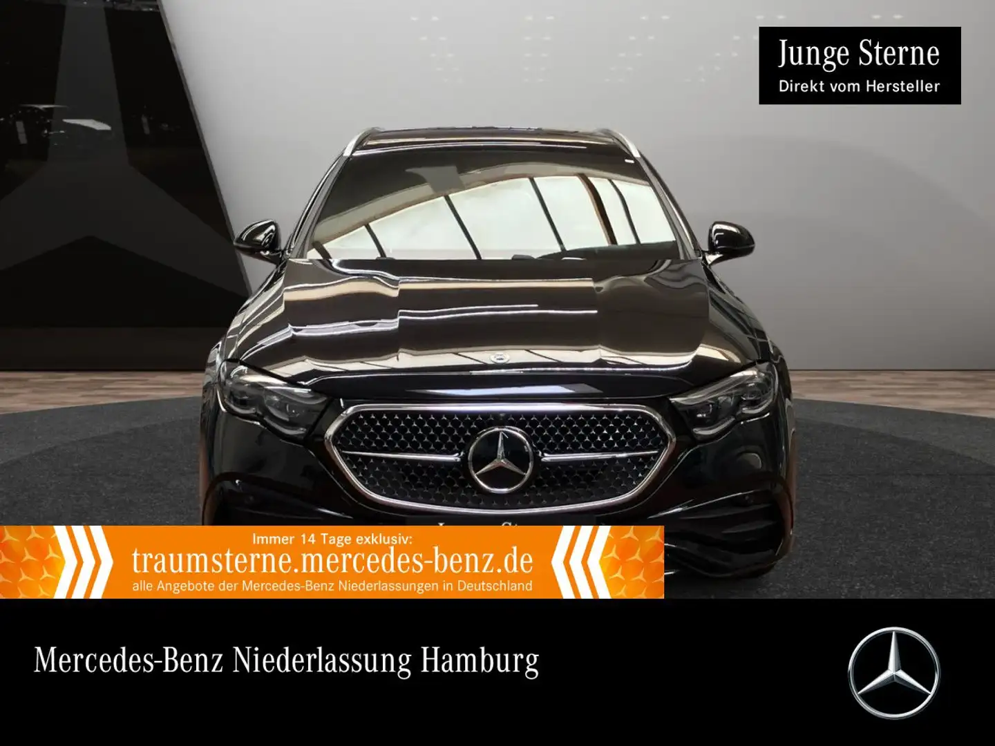 Mercedes-Benz E 450 T 4M AMG Fahrass 360° Stdhzg Pano Burmester Schwarz - 1