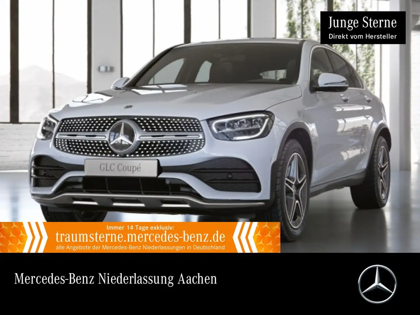 Mercedes-Benz GLC 300 e Coupé 4M AMG+360+AHK+LED+FAHRASS+9G Bianco - 1