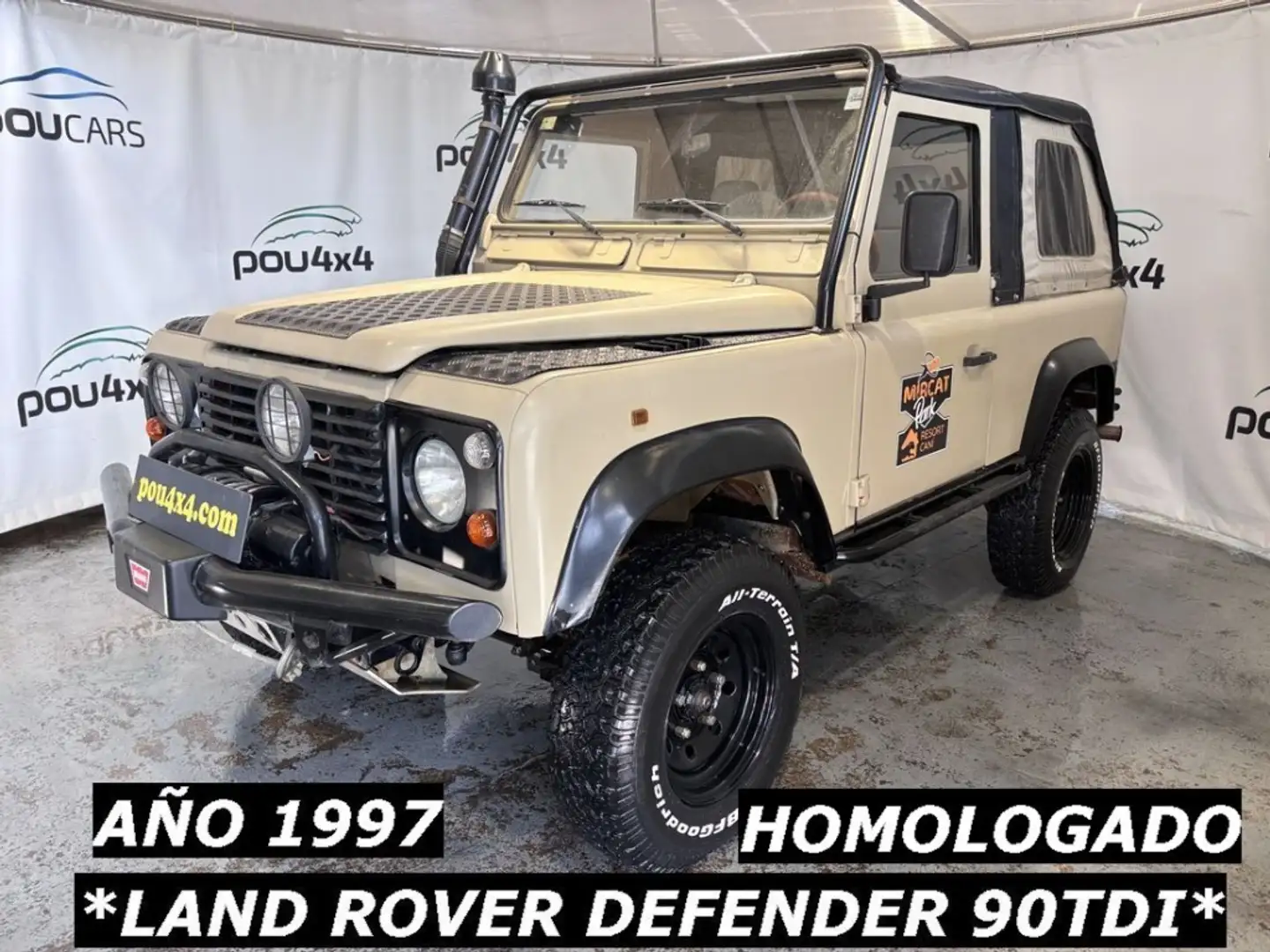 Land Rover Defender 90 TDI Techo Lona Marrón - 1