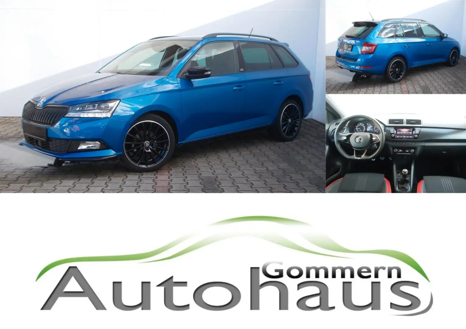 Skoda Fabia Kombi Monte Carlo mit vielen Extas !!! Blau - 1