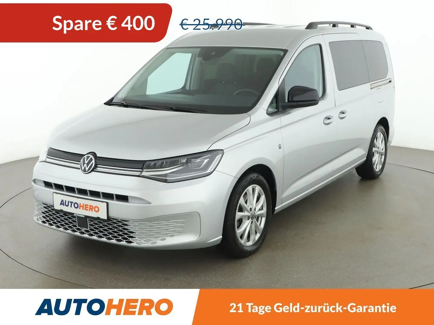 Volkswagen Caddy 2.0 TDI Life Maxi *LED*CAM*SPUR*TOT*NAVI* Grau - 1