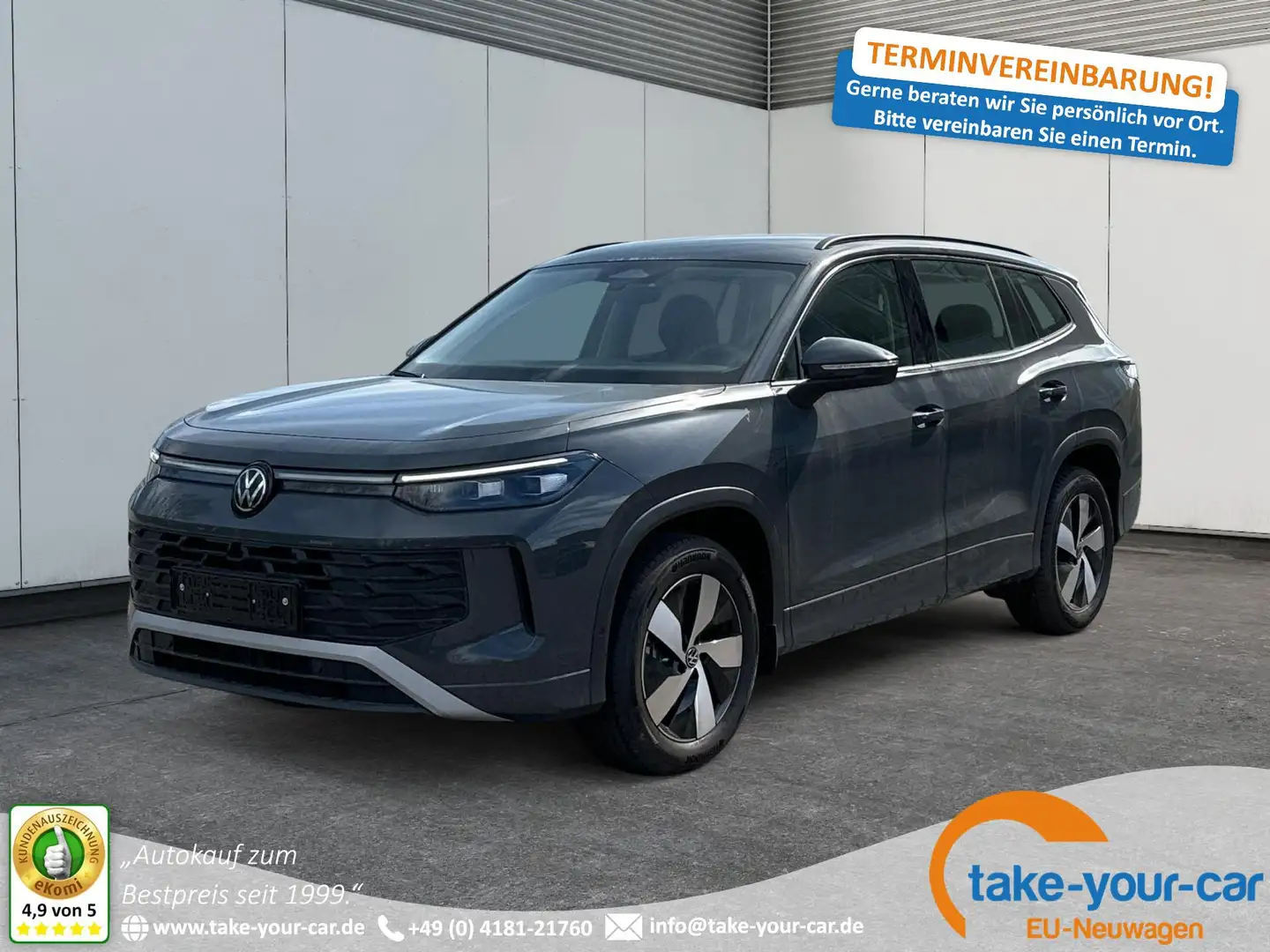 Volkswagen Tayron Life Edition SHZ+ACC+PDC+KAMERA+EL.HECKKL. 1.5 ... Grijs - 1