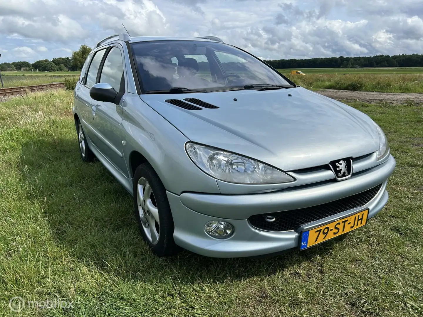 Peugeot 206 SW 1.6-16V Air-line 3 AUTOMAAT AIRCO NIEUWE APK Grijs - 2