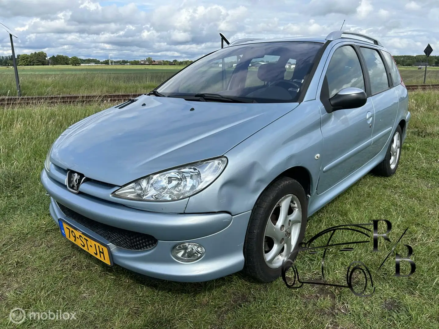 Peugeot 206 SW 1.6-16V Air-line 3 AUTOMAAT AIRCO NIEUWE APK Grijs - 1