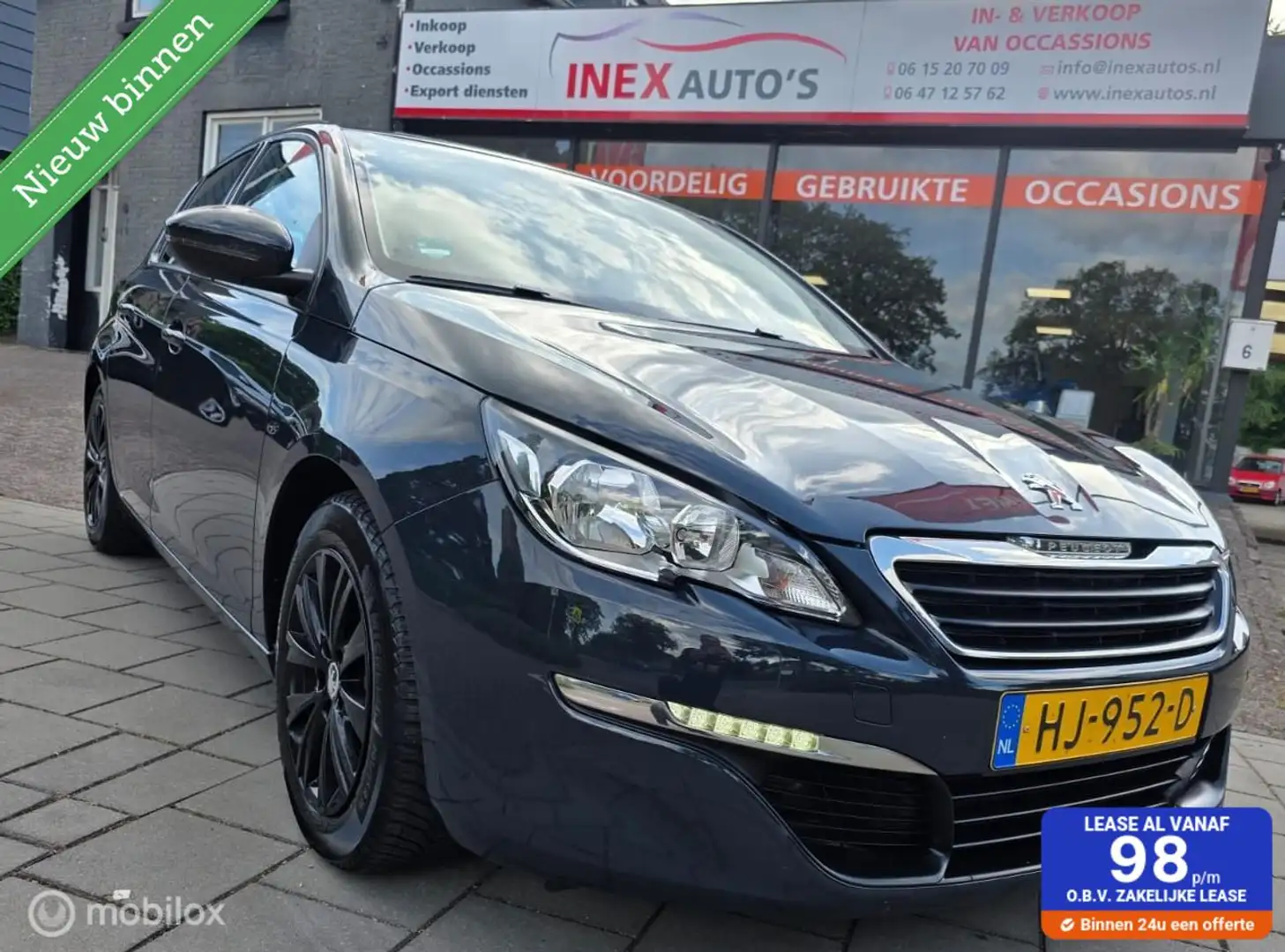 Peugeot 308 1.6 BlueHDi Blue Lease Zeer nette auto Gris - 1