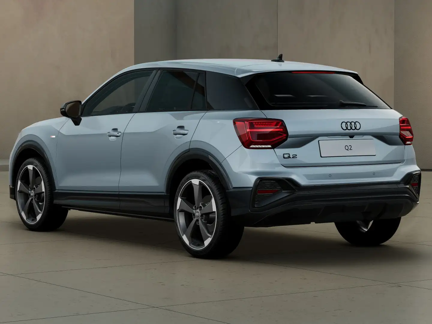 Audi Q2 35 2.0 tdi identity black s tronic Gris - 2
