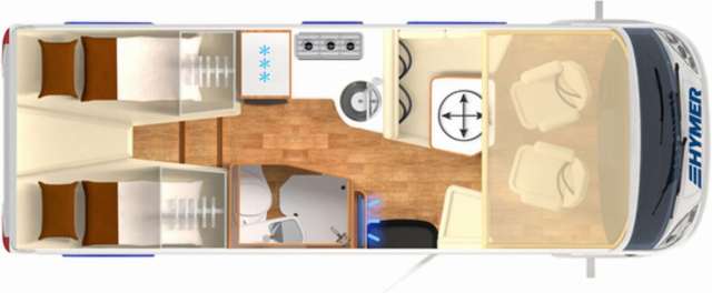 Hymer/Eriba B-Klasse MC I WhiteLine 600 Autarkie-Paket, GFK