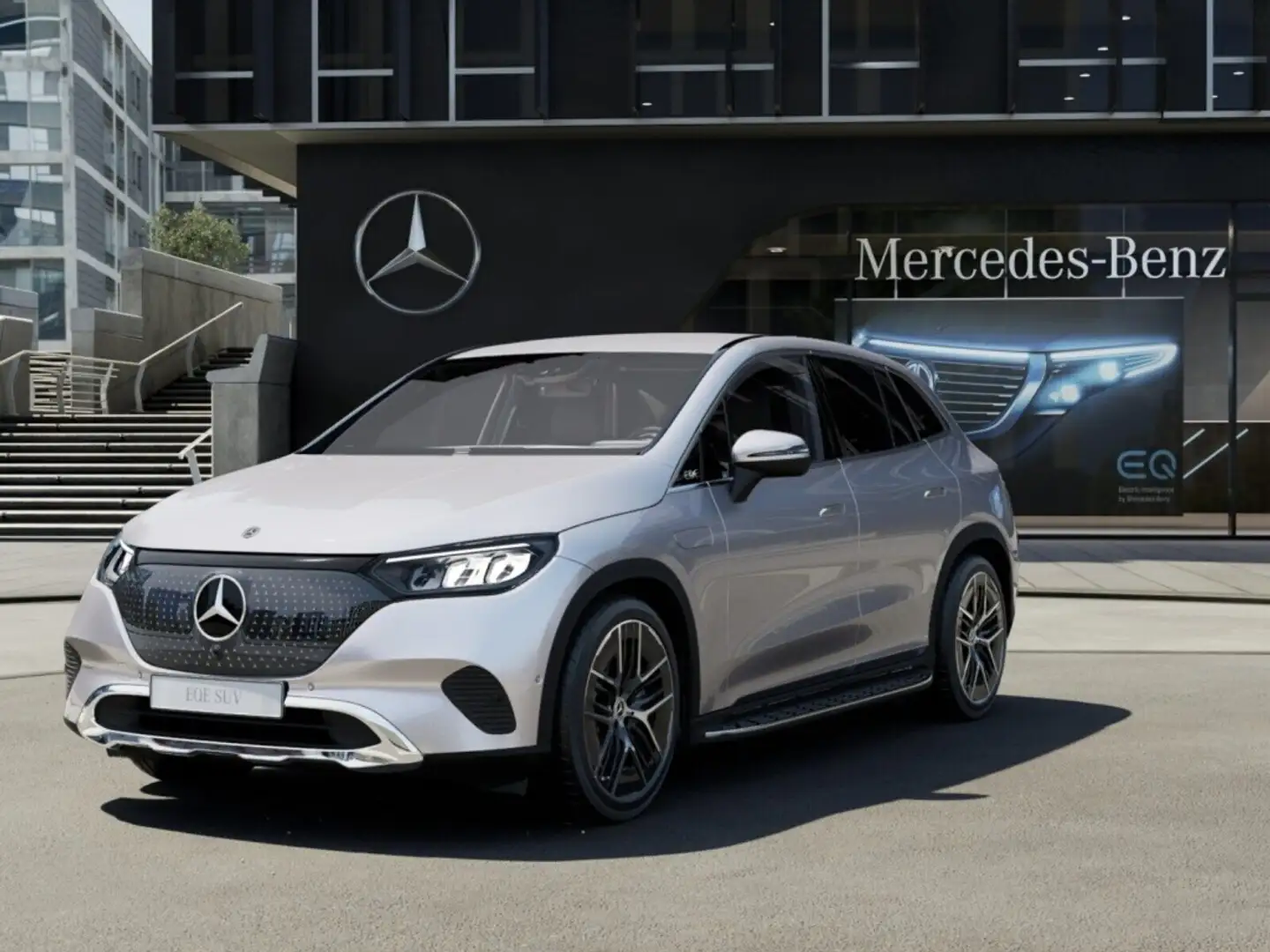 Mercedes-Benz EQE SUV EQE 350+ SUV Distr+Memo+Ambiente+AHK+Cam+LED+SHZ Silber - 2