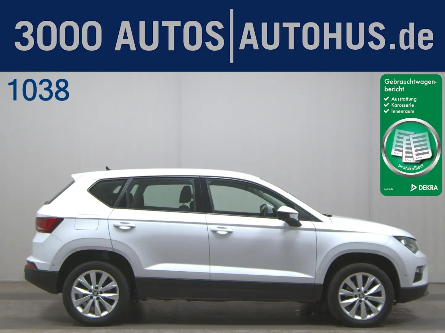 SEAT Ateca 2.0 TDI Style ACC el.Heck DynLicht AUT LM Weiß - 1