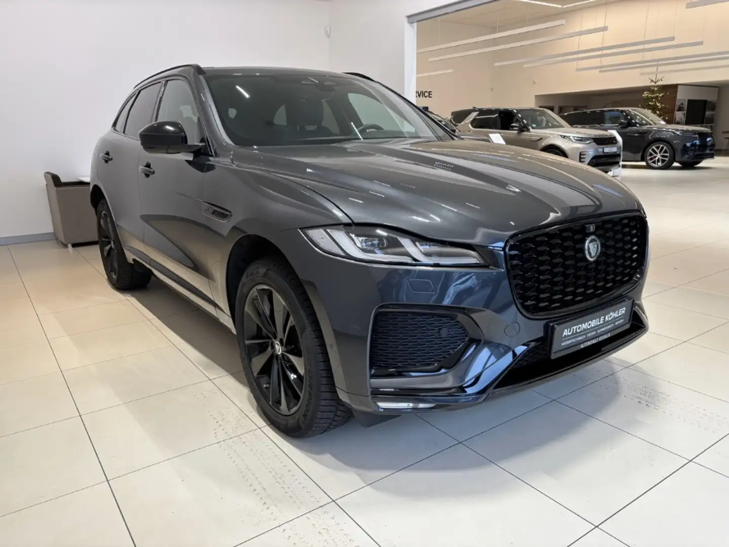 Jaguar F-Pace D300 R-Dynamic SE AHK HEAD-UP SD ACC WKP Grau - 2