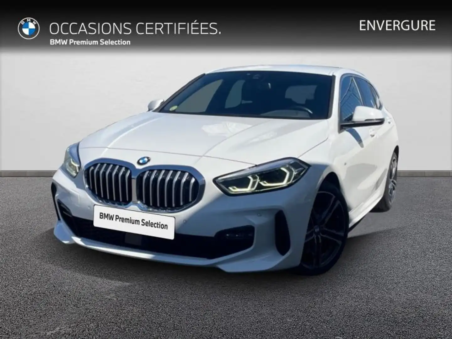 BMW 118 118dA 150ch M Sport Blanc - 1
