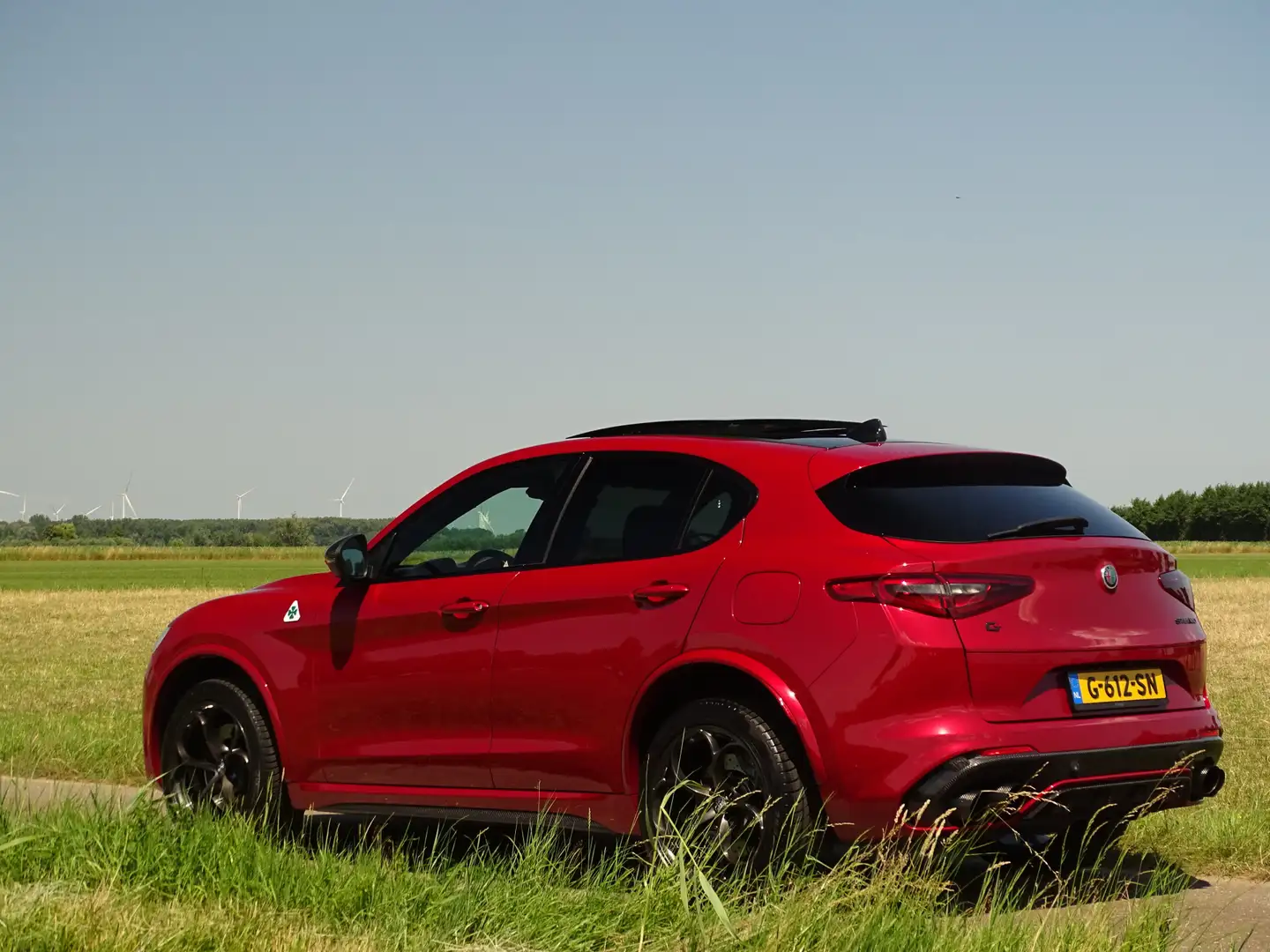Alfa Romeo Stelvio 2.9 V6 AWD QV | Ragazzon | Carbon | Carplay | Dak Rood - 2