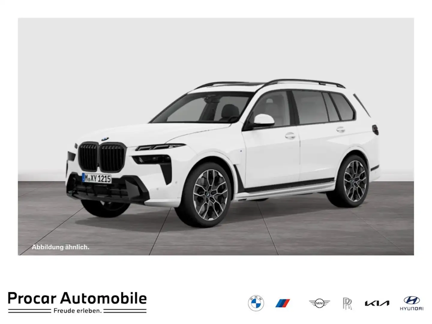 BMW X7 xDrive40i M Sport HUD PANO RFK NAVI LED DAB Weiß - 1